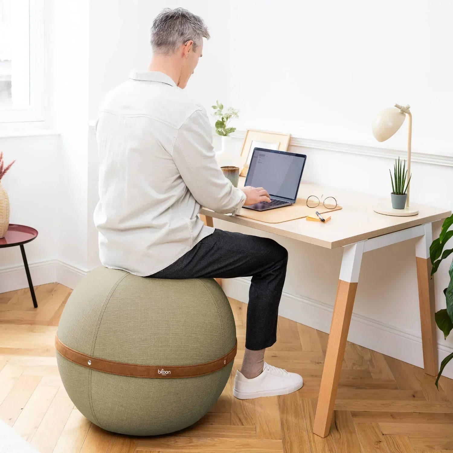 Siège ballon au bureau